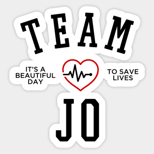 TEAM JO WILSON Sticker